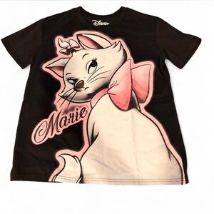 Disney Marie Black & Pink Graphic women’s  Tee